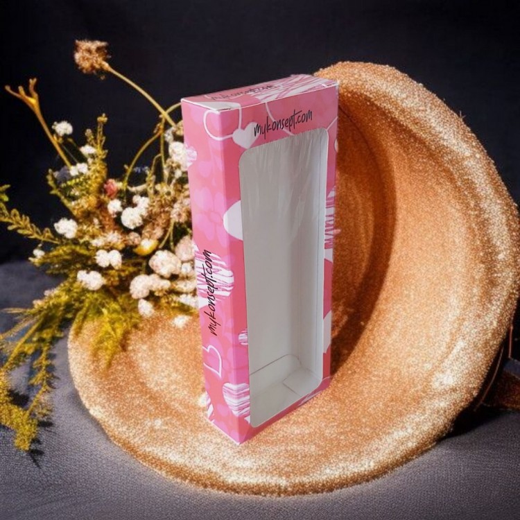 6 x15cm Pencereli Toptan Takı Kutusu 6 x15cm Pencereli Toptan Takı Kutusu