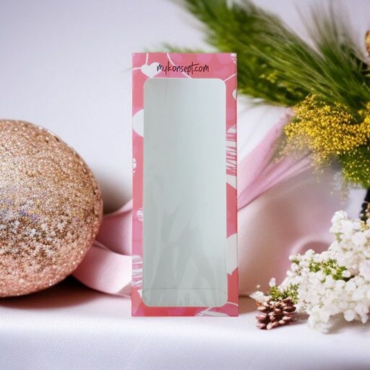 6 x15cm Pencereli Toptan Takı Kutusu 6 x15cm Pencereli Toptan Takı Kutusu