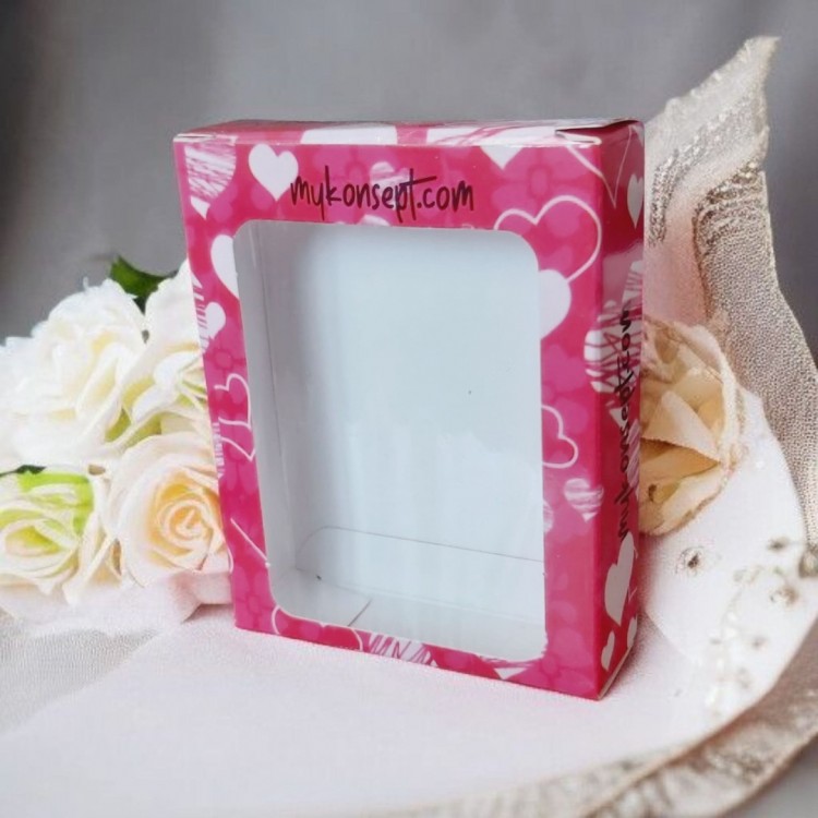 7x9 cm Pencereli Toptan Takı Kutusu 7x9 cm Pencereli Toptan Takı Kutusu