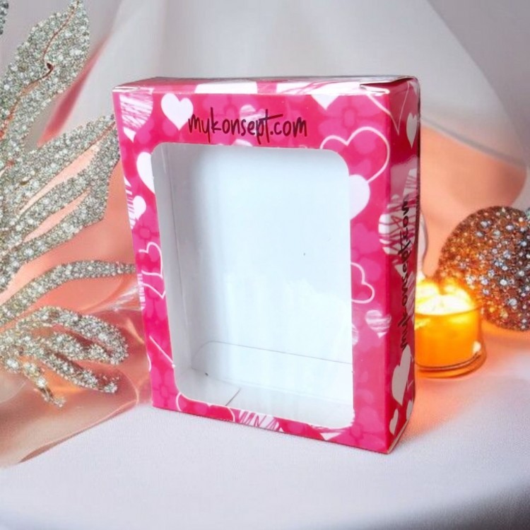 7x9 cm Pencereli Toptan Takı Kutusu 7x9 cm Pencereli Toptan Takı Kutusu