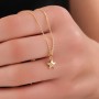 Minimal Yıldız Figürlü Zirkon Taşlı Çelik Kolye, Zarif ve Işıltılı Gold Tasarım | Toptan Çelik Takı Minimal Yıldız Figürlü Zirkon Taşlı Çelik Kolye, Zarif ve Işıltılı Gold Tasarım | Toptan Çelik Takı