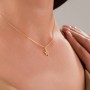 Deniz Yıldızı Figürlü Altın Kaplama Çelik Kolye, Zirkon Taşlı Minimal Tasarım | Toptan Çelik Takı Deniz Yıldızı Figürlü Altın Kaplama Çelik Kolye, Zirkon Taşlı Minimal Tasarım | Toptan Çelik Takı