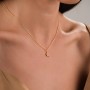 Deniz Yıldızı Figürlü Altın Kaplama Çelik Kolye, Zirkon Taşlı Minimal Tasarım | Toptan Çelik Takı Deniz Yıldızı Figürlü Altın Kaplama Çelik Kolye, Zirkon Taşlı Minimal Tasarım | Toptan Çelik Takı
