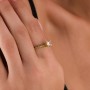 Kadın Tektaş Model Toptan Yüzük | Kararmaz Gold Renk, 8 Numara, 19 mm İç Çaplı Kadın Tektaş Model Toptan Yüzük | Kararmaz Gold Renk, 8 Numara, 19 mm İç Çaplı
