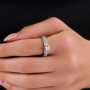 Çift Sıra Taşlı Gümüş Kaplama Çelik Tek Taş Yüzük | Toptan Şık Kadın Yüzük | 8 Numara, 19 mm İç Çaplı Çift Sıra Taşlı Gümüş Kaplama Çelik Tek Taş Yüzük | Toptan Şık Kadın Yüzük | 8 Numara, 19 mm İç Çaplı