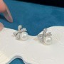 Gümüş Fiyonklu İnci Tasarımlı Zirkon Taşlı Küpe | Kadın Çelik Takı, Şık ve Gösterişli Model Gümüş Fiyonklu İnci Tasarımlı Zirkon Taşlı Küpe | Kadın Çelik Takı, Şık ve Gösterişli Model