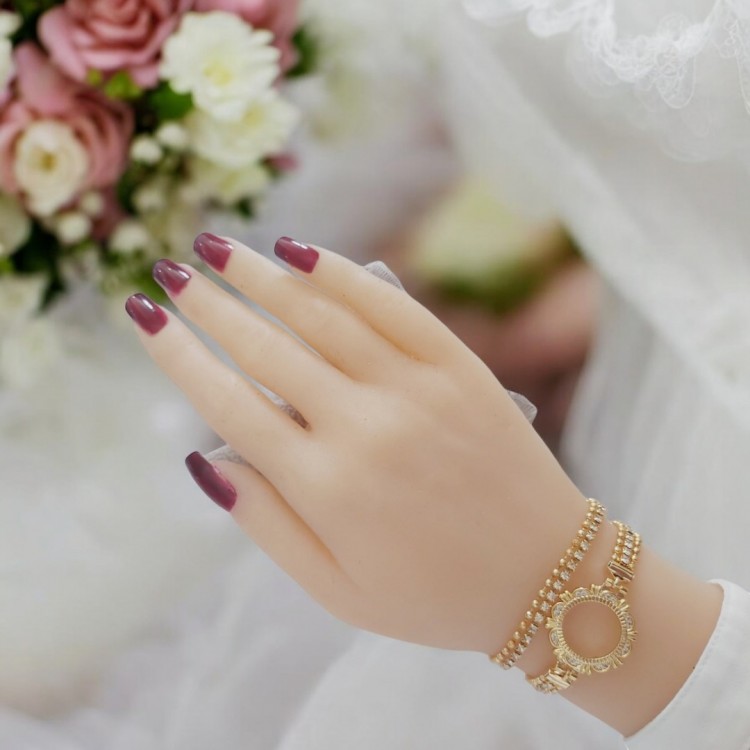 Çeyrek Altın Takılabilir Çerçeveli Taşlı Bileklik – Altın Kaplama Toptan Takı Çeyrek Altın Takılabilir Çerçeveli Taşlı Bileklik – Altın Kaplama Toptan Takı