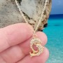Zirkon Göz Kolye, Gold Renk Toptan Kararmaz Bijuteri Takı Zirkon Göz Kolye, Gold Renk Toptan Kararmaz Bijuteri Takı