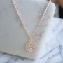 Fatma Ana Eli Kolye | Zirkon Taşlı Rose Kaplama Toptan Bijuteri Kolye Fatma Ana Eli Kolye | Zirkon Taşlı Rose Kaplama Toptan Bijuteri Kolye