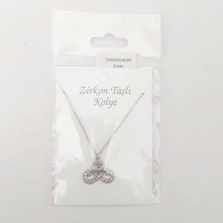Zirkon Taşlı Kadın Kolye, Kararmaz Gümüş Kaplama | Toptan Bijuteri Kolye Zirkon Taşlı Kadın Kolye, Kararmaz Gümüş Kaplama | Toptan Bijuteri Kolye