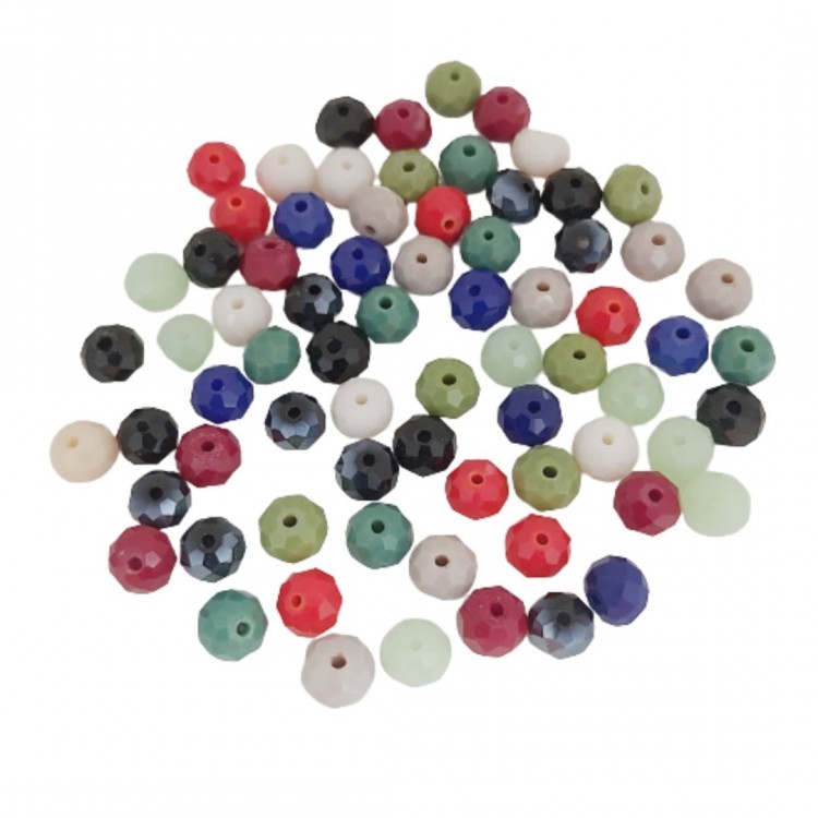 4 mm Karma Kristal Boncuk Karma Renk 4 mm Karma Kristal Boncuk Karma Renk