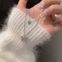 Çift Katlı Kelebek Tasarım Çelik Kolye | Kararmaz Gümüş Kaplama Toptan Kadın Kolye Modeli Çift Katlı Kelebek Tasarım Çelik Kolye | Kararmaz Gümüş Kaplama Toptan Kadın Kolye Modeli