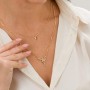 Dalda Kelebek Tasarımlı İkili Kolye - Minimal ve Şık Kombin, Paslanmaz Çelik Zincir Gold Renk Dalda Kelebek Tasarımlı İkili Kolye - Minimal ve Şık Kombin, Paslanmaz Çelik Zincir Gold Renk