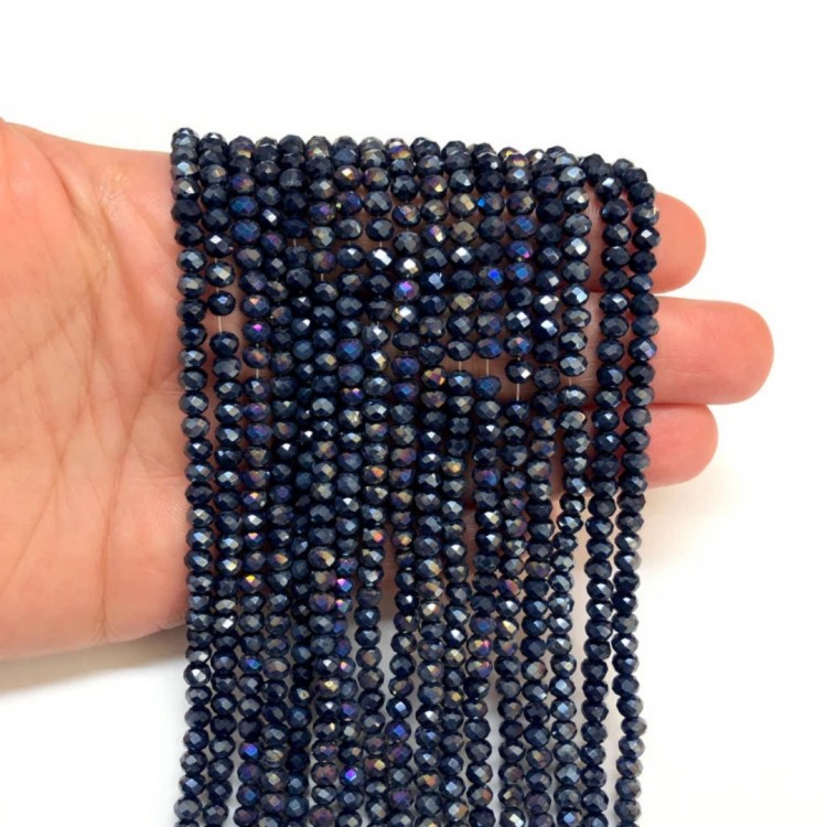 Parlak Siyah Kristal Boncuk 4mm Parlak Siyah Kristal Boncuk 4mm