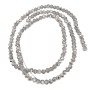 Gümüş Renk 4mm Kristal Boncuk Gümüş Renk 4mm Kristal Boncuk