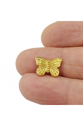 Kelebek Figür Takı Aparatı Gold 10 Adet